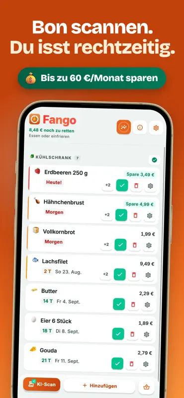 Fango: MHD & Haltbarkeitsdatum screenshot 1 of 8