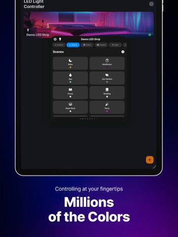 LED Strip Light Controller iPad screenshot