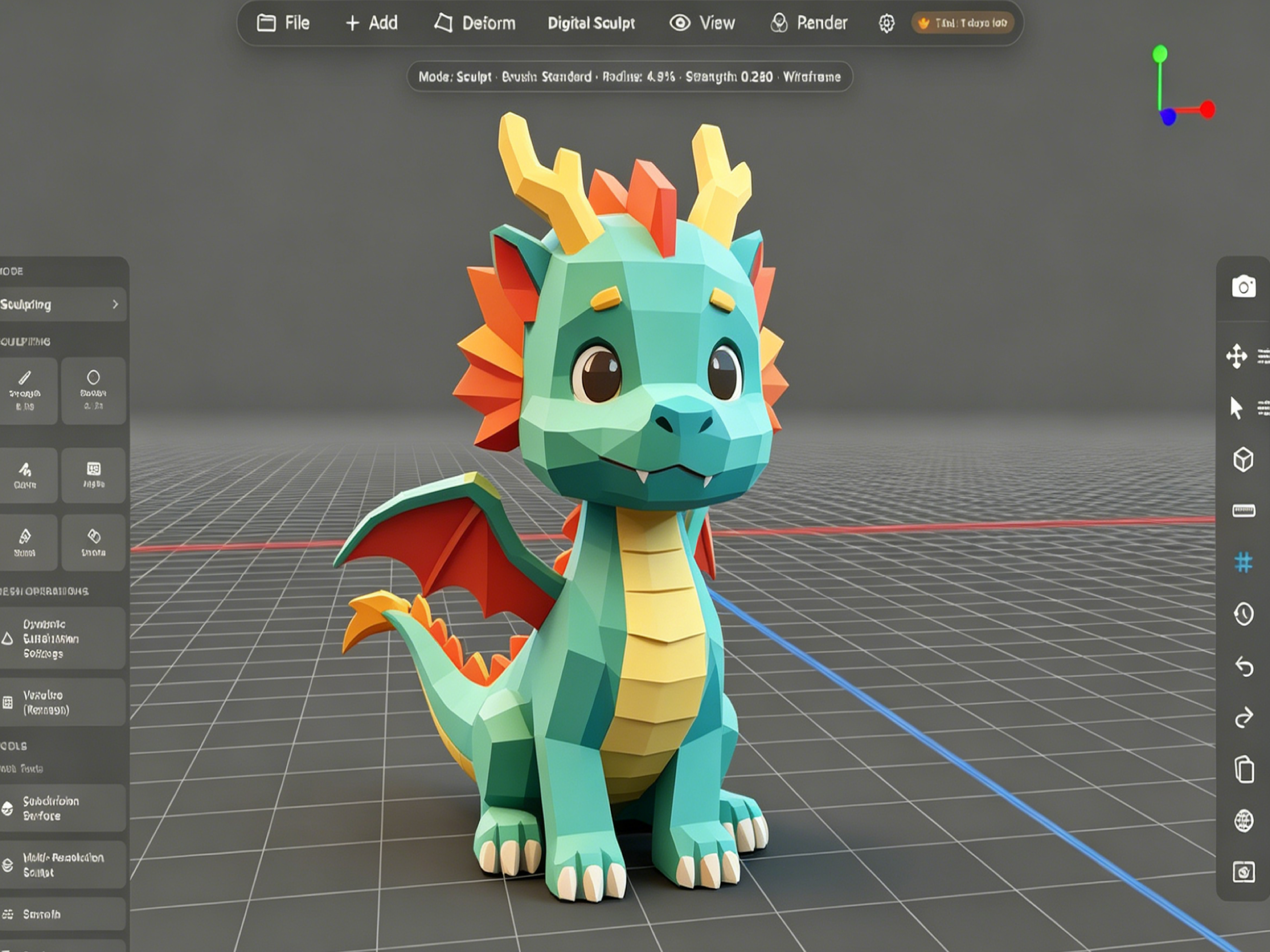 Moldora: 3D Sculpt & Model screenshot 11