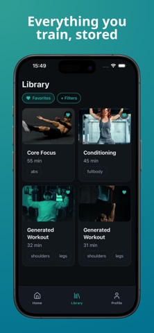 Workout Planner - Fitness Gen screenshot