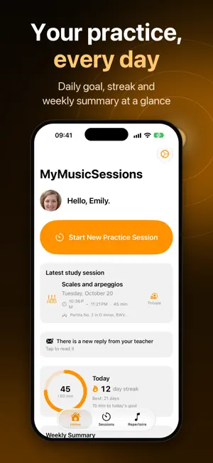 MyMusicSessions screenshot 1