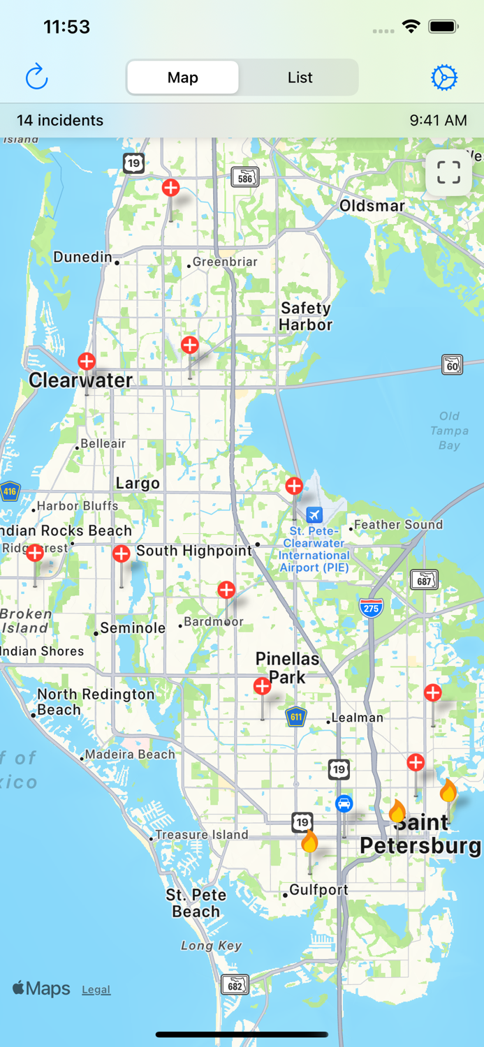 Pinellas County Incidents