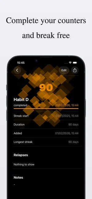 Break Free Tracker screenshot 3