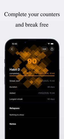 Break Free Tracker Screenshot 3 of 4