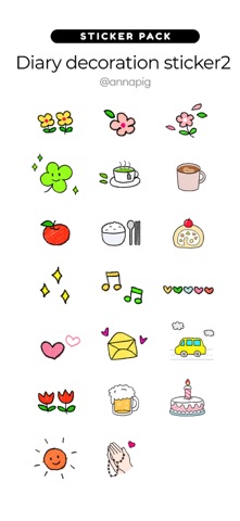 Diary decoration sticker2 screenshot