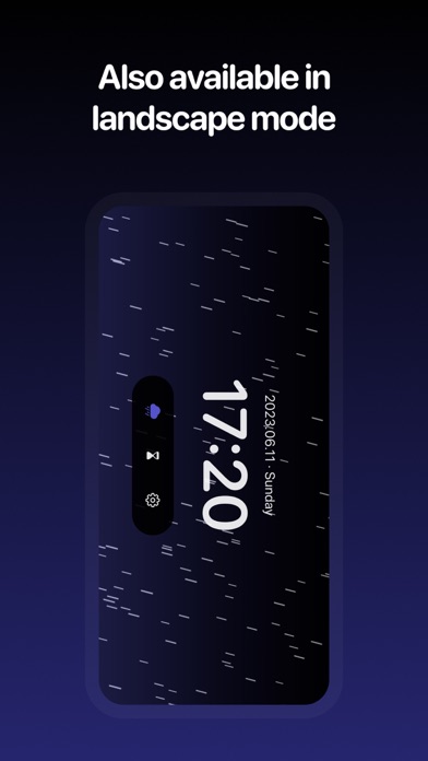 RainBytes · Nature rain sounds Screenshot