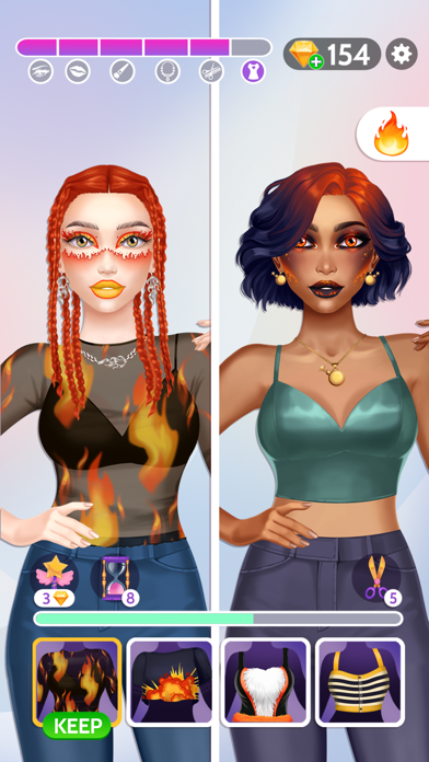 Emoji Makeup Game Screenshot