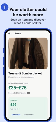 ClearOut: Resale & Declutter iPhone screenshot