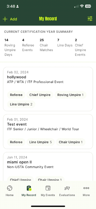 USTA OfficialsFirst Screenshot 3 of 3
