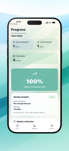 30-Day Reset: Habit Tracker Screenshot 4 of 5