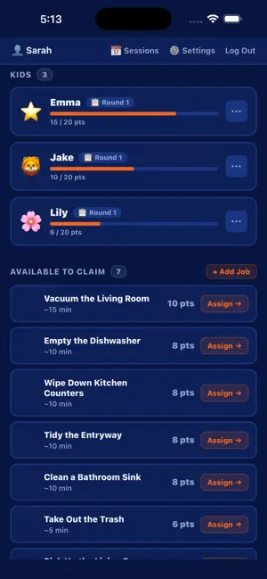 ChoreBoom screenshot 1