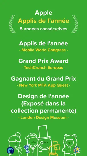 Capture d'écran de Citymapper sur iPhone 8