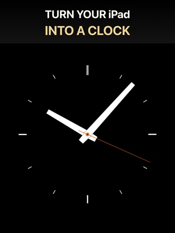 Dock Clock HD: Desk & StandBy iPad screenshot