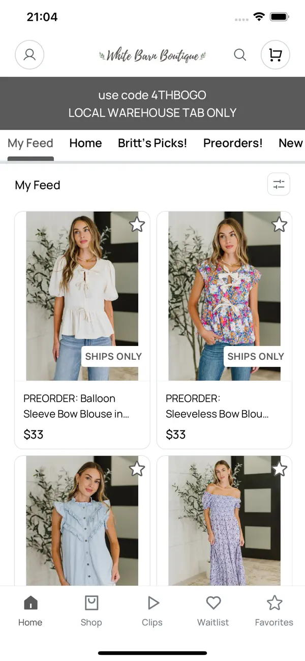 Screenshot #2 pour White Barn Boutique