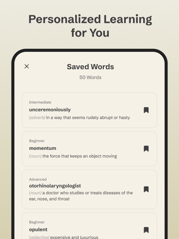 Vocab: Learn English Words iPad screenshot