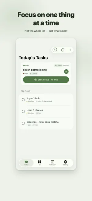 ToDoDaily - Matcha To-Do screenshot 1