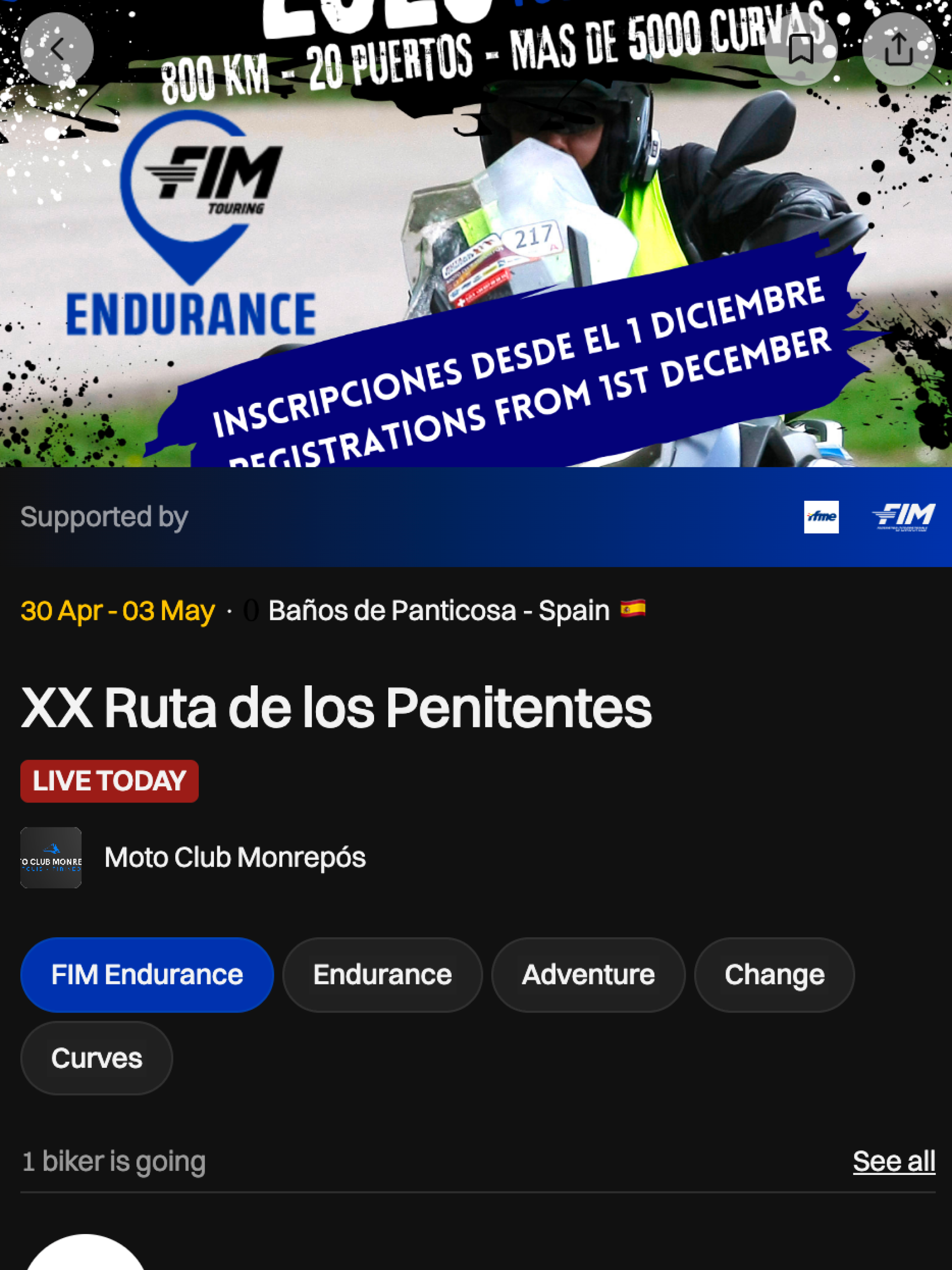 SunnyBiker - GPS + weather