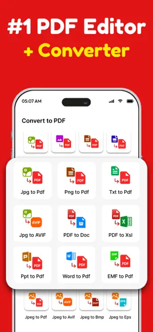 PDF Converter：Scanner & Reader screenshot 1