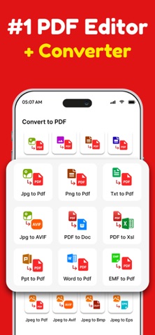 PDF Converter：Scanner & Reader iPhone screenshot