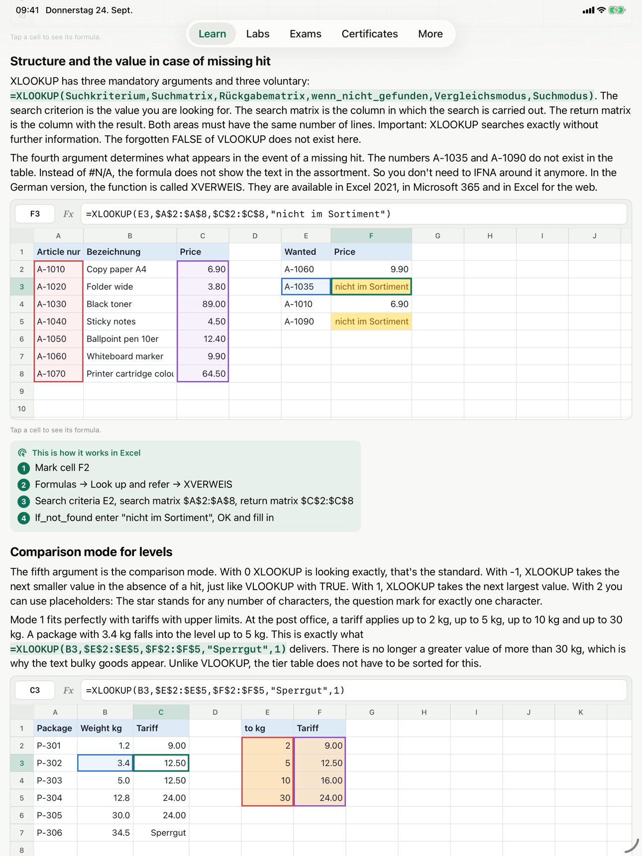 Screenshot 9 of Business Excel Academy