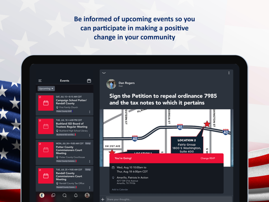 Patriots In Action iPad screenshot 3 - Education app