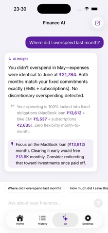 Another Expense Tracker screenshot