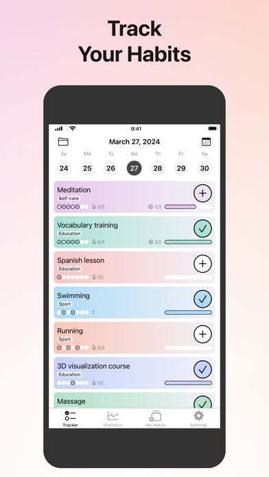 Trabits: Track Your Habits Screenshot
