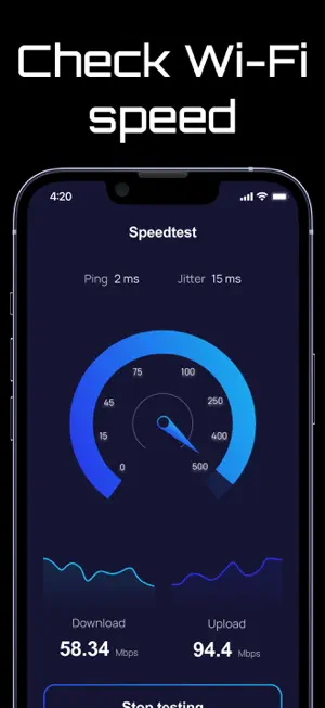 Speed Test WiFi Analyzer App screenshot 1
