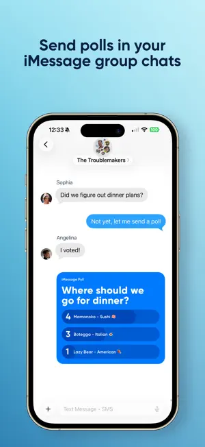Polls for iMessage screenshot 2