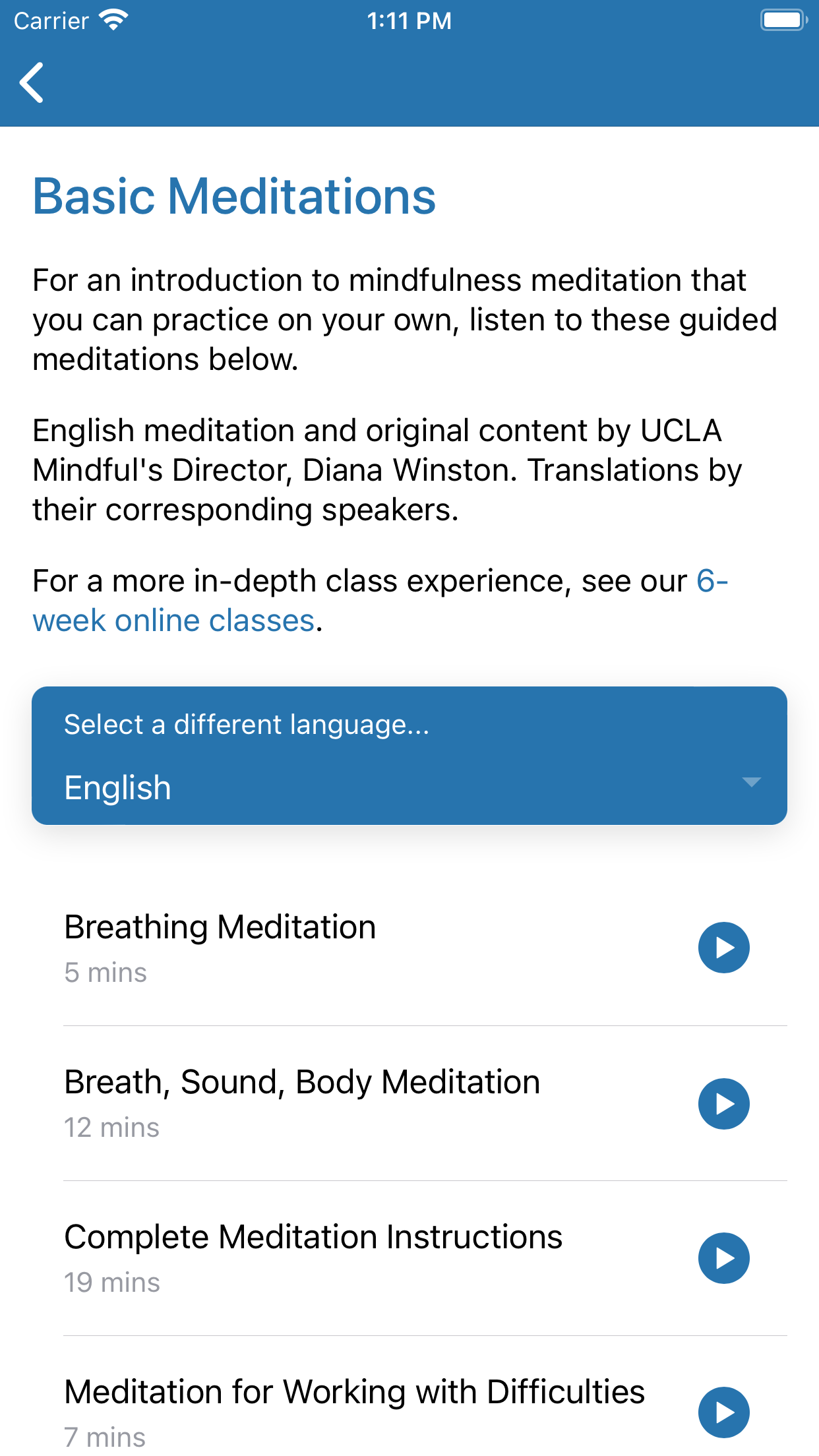 UCLA Mindful