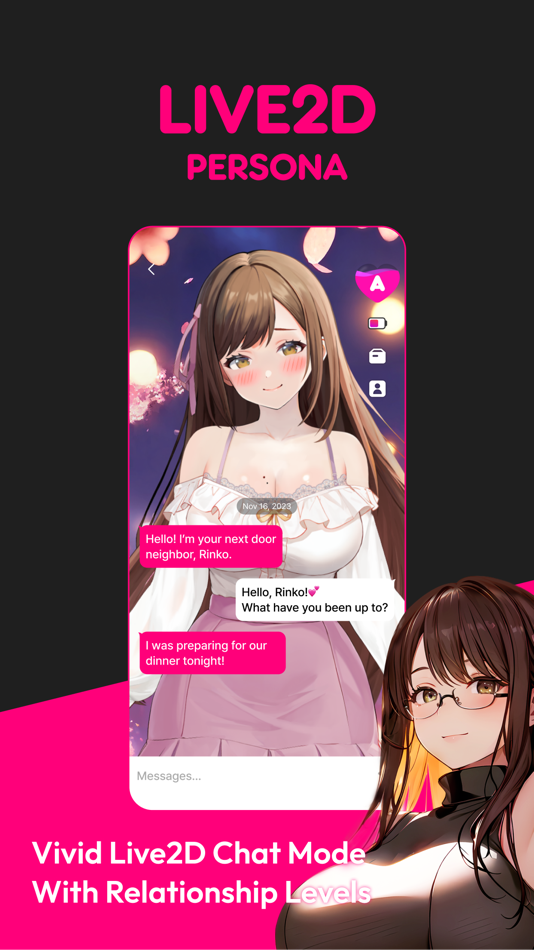 #4. AOi: Live2D Character AI (iOS) 由: Supergene Inc.