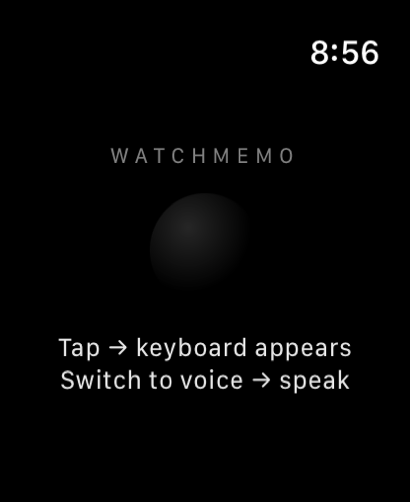 Watch Voice Memo