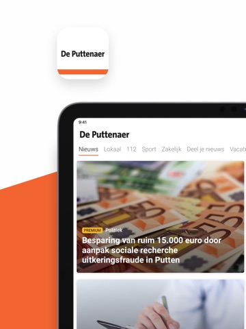 De Puttenaer iPad screenshot