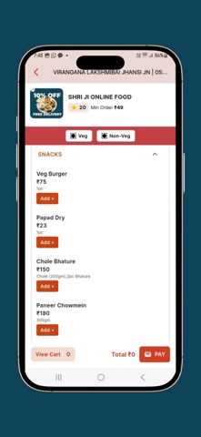 YatriRestro - Food in Train screenshot