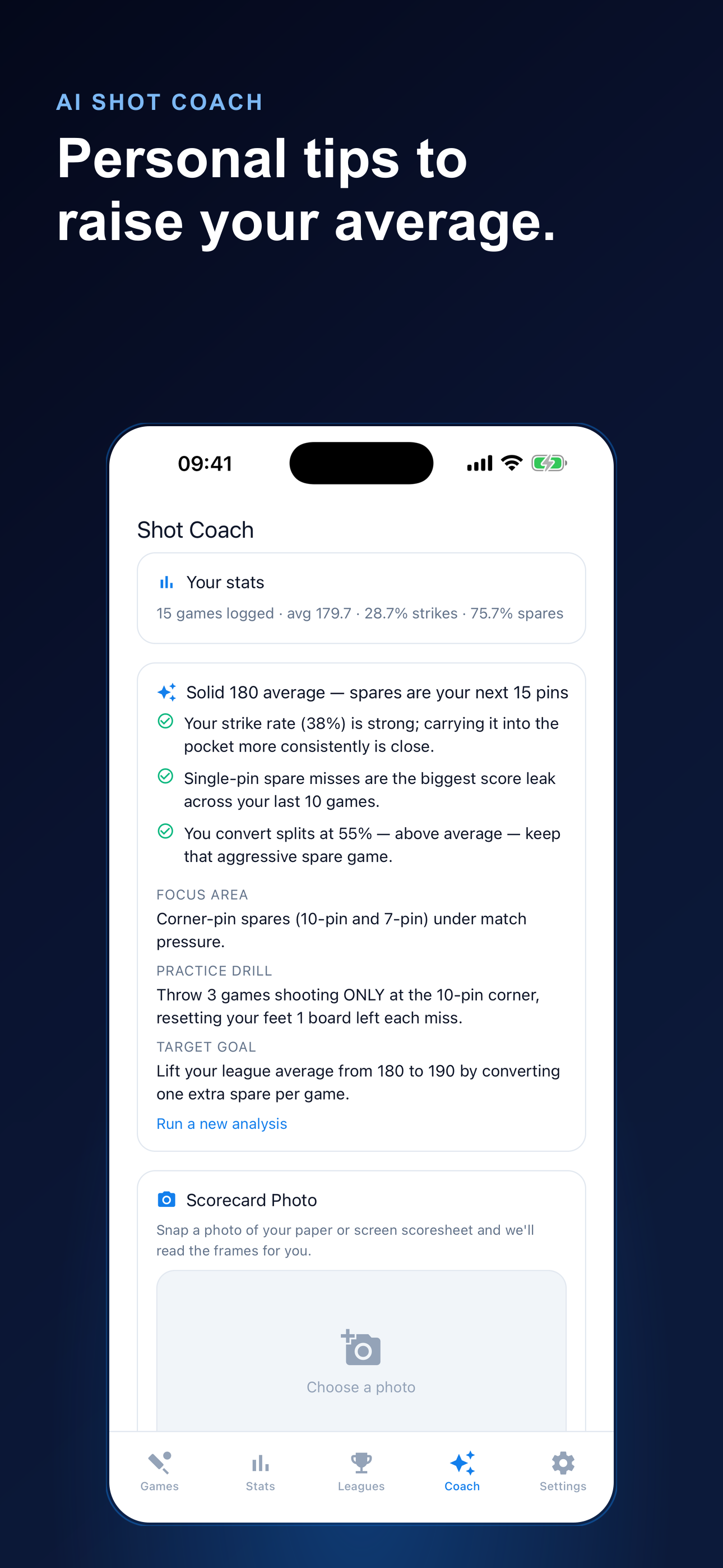 Bowling Tracker: Score Stats screenshot 4
