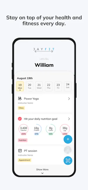 JayFit screenshot 2