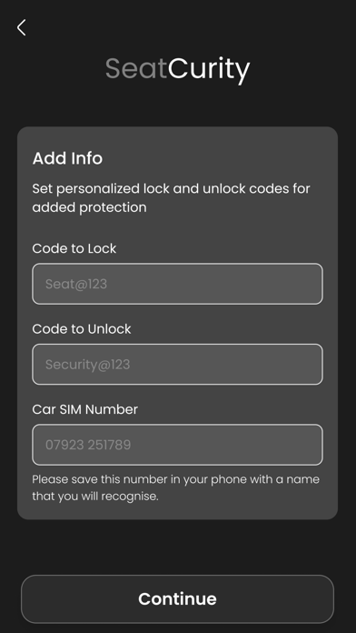 SeatCurity Screenshot