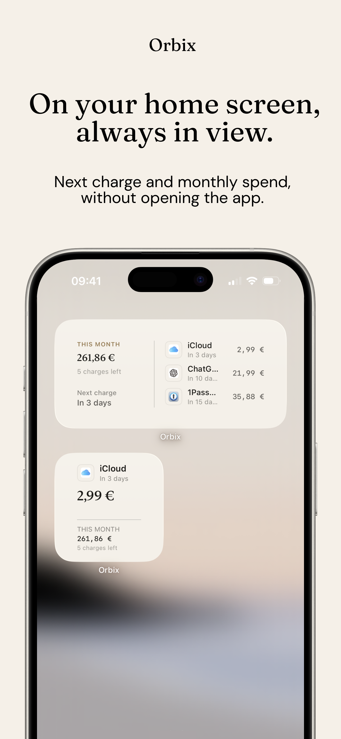 Orbix - Subscription Tracker screenshot 5
