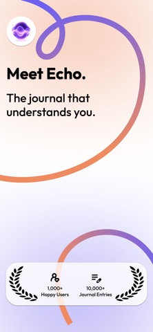 Echo: Voice & write journaling Screenshot 1 of 7