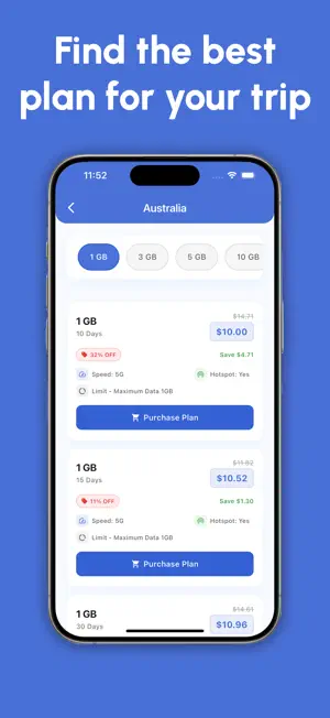eSIM: Travel, 5G Internet screenshot 2