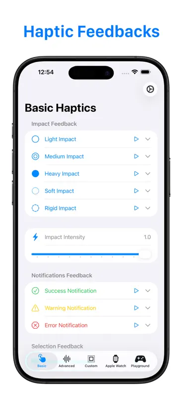 Test háptico: herramienta dev screenshot 1 of 8
