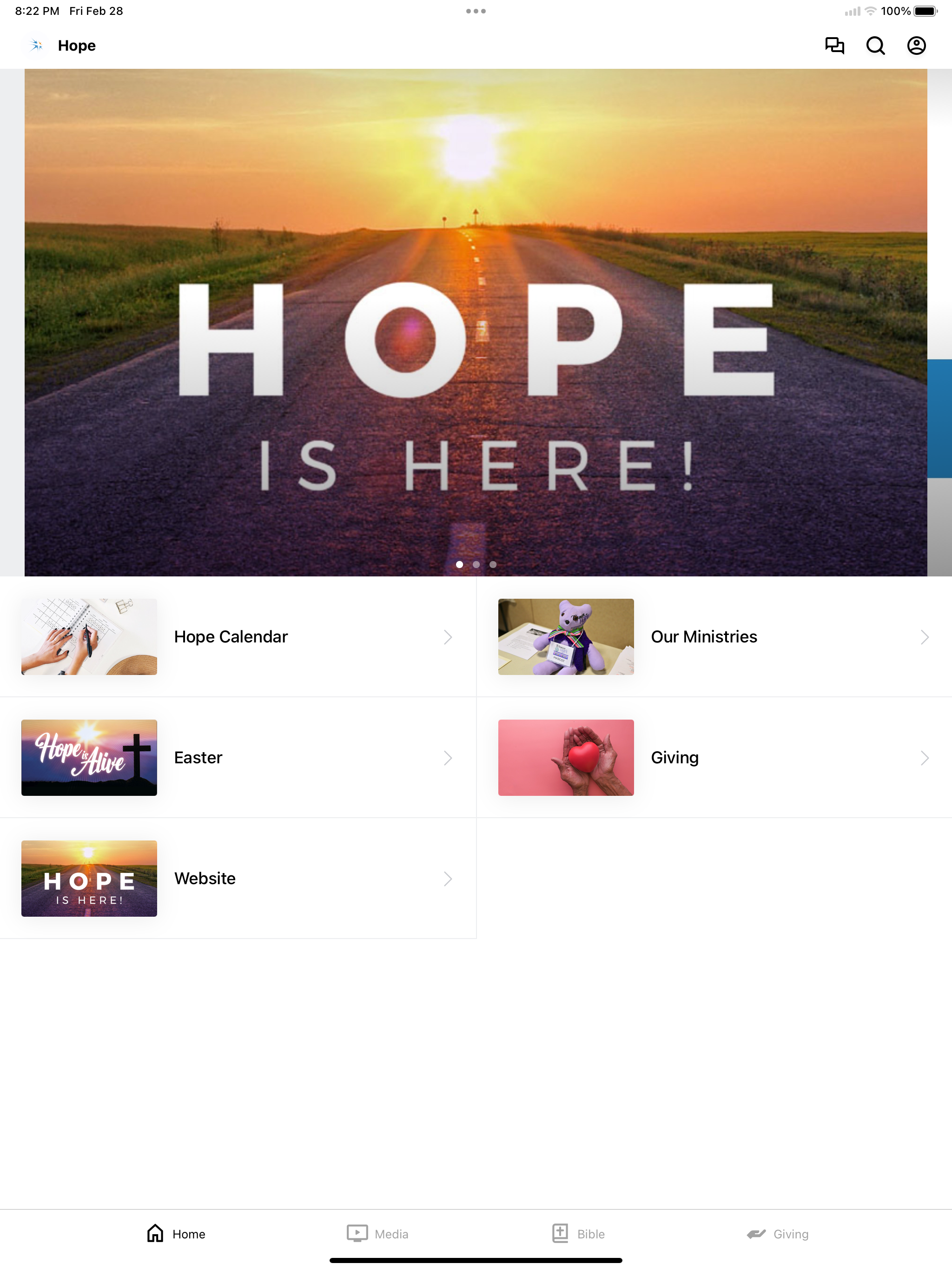 Hope Lutheran Church FL screenshot 4