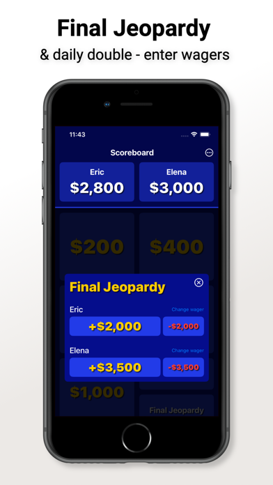 Score Tracker for Jeopardy! Screenshot