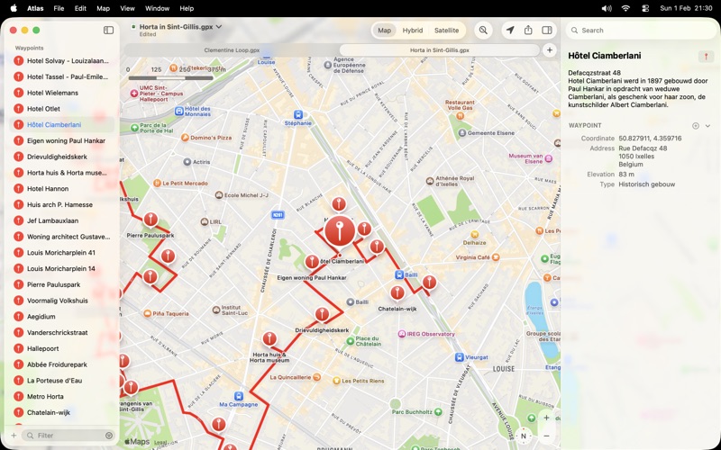 Screenshot #3 pour GPX Atlas – Visionneuse de GPX