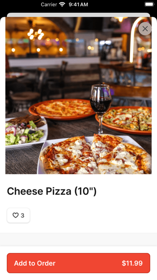 Milano's Pizzeria iPhone screenshot 3 - Food & Drink app