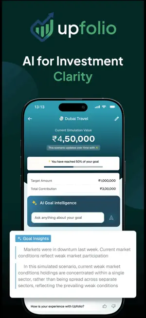 Upfolio - Stock Market AI screenshot 1