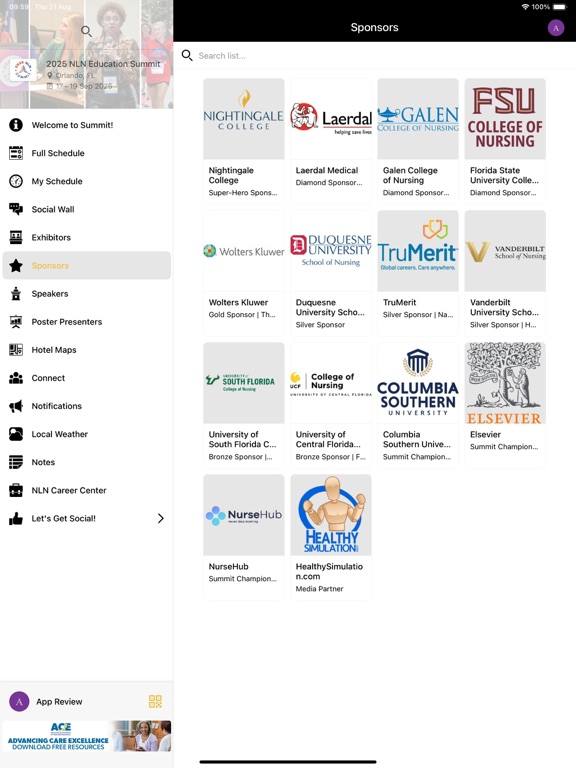 Screenshot #6 pour NLN Events