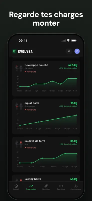 Evolvea – Carnet musculation screenshot 4 of 6