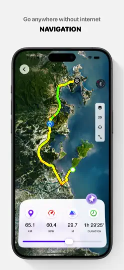 Screenshot von MyTracks: GPS-Aufzeichner auf dem iPhone 2