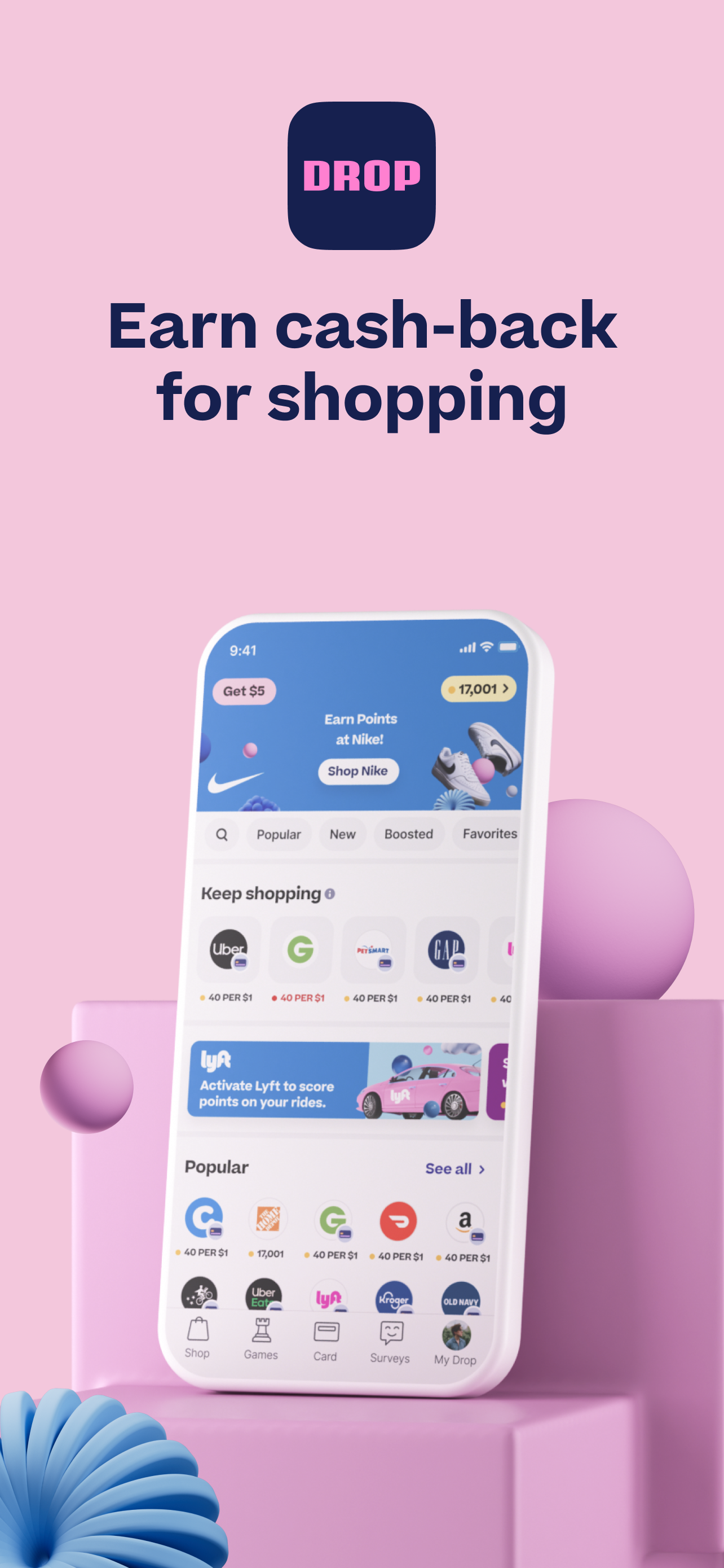 Drop: Shop Cash Back & Rewards